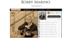 Desktop Screenshot of bobbymarino.net