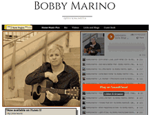 Tablet Screenshot of bobbymarino.net